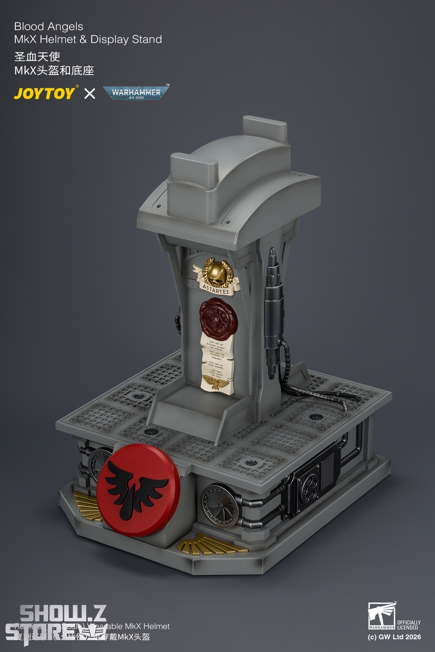JoyToy JT04919 1/1 Warhammer 40K Blood Angels MkX Helmet & Display Stand - View 11 JoyToy JT04919 1/1 Warhammer 40K Blood Angels MkX Helmet & Display Stand - View 11