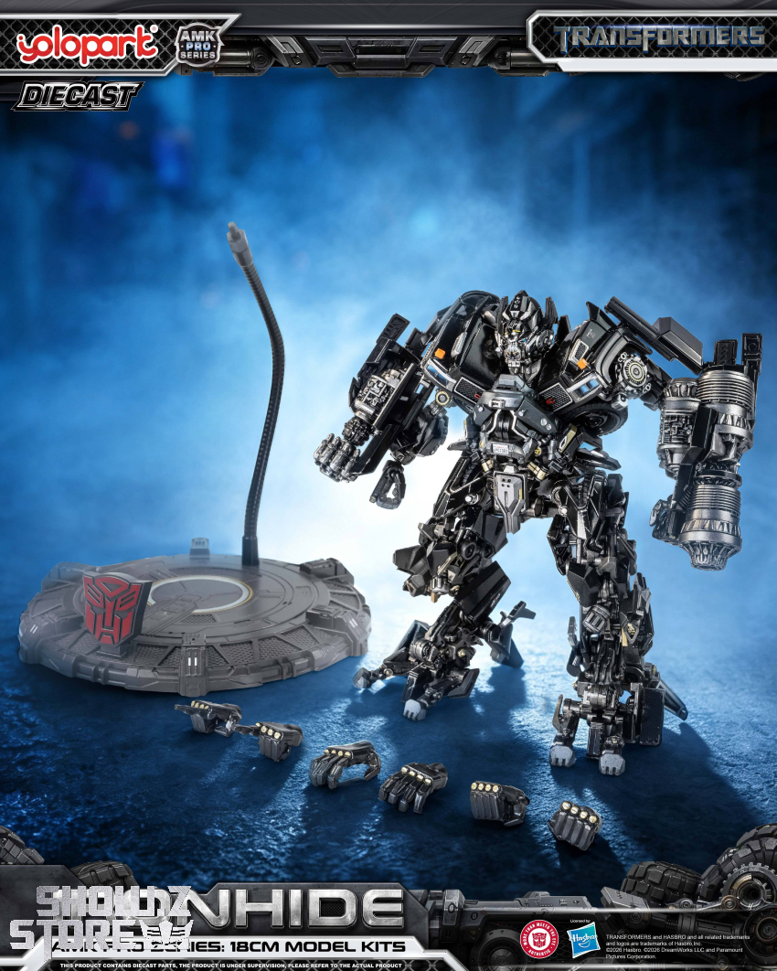 Yolopark AMK Pro Series Transformers Ironhide Model Kits - View 12 Yolopark AMK Pro Series Transformers Ironhide Model Kits - View 12