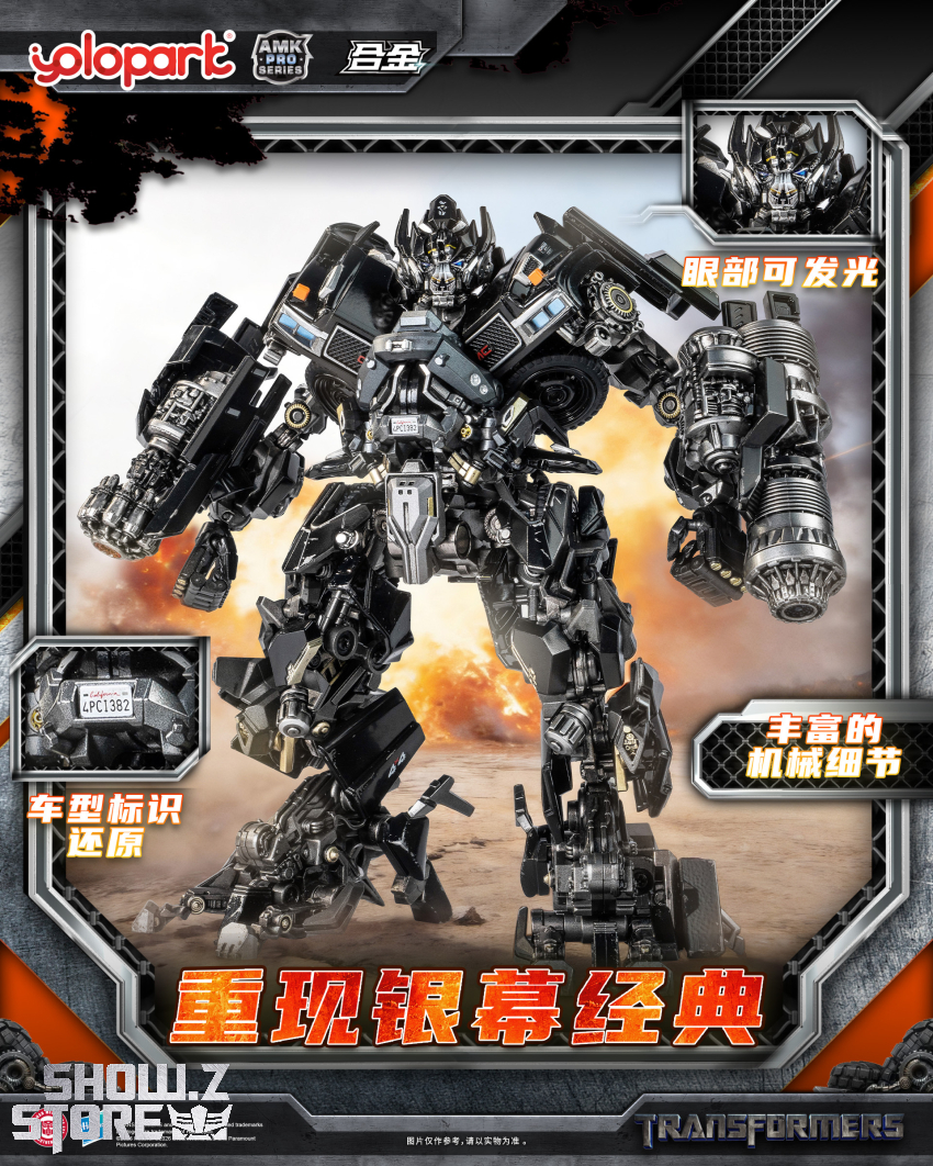Yolopark AMK Pro Series Transformers Ironhide Model Kits - View 4 Yolopark AMK Pro Series Transformers Ironhide Model Kits - View 4