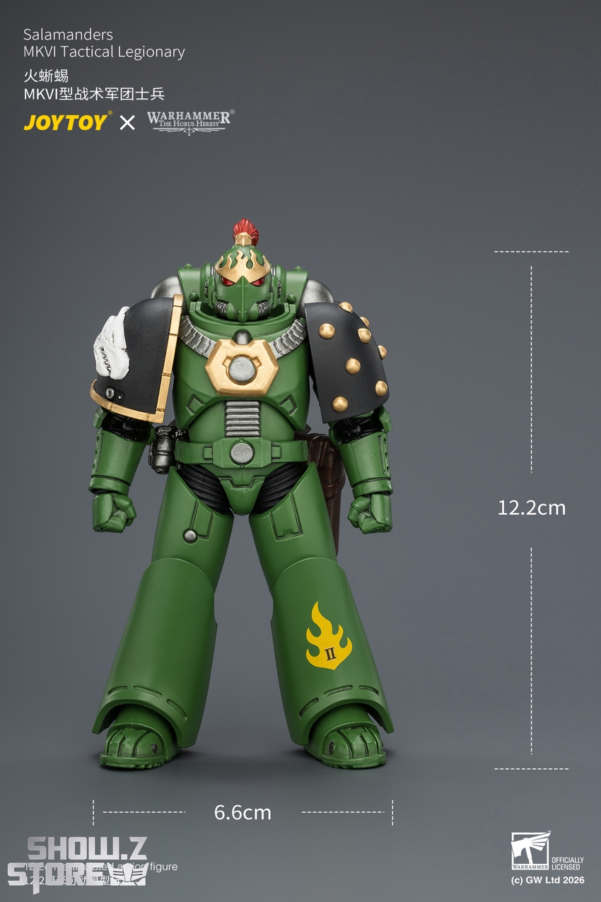 JoyToy JT04650 1/18 Warhammer The Horus Heresy Salamanders MKVI Tactical Legionary - View 11 JoyToy JT04650 1/18 Warhammer The Horus Heresy Salamanders MKVI Tactical Legionary - View 11