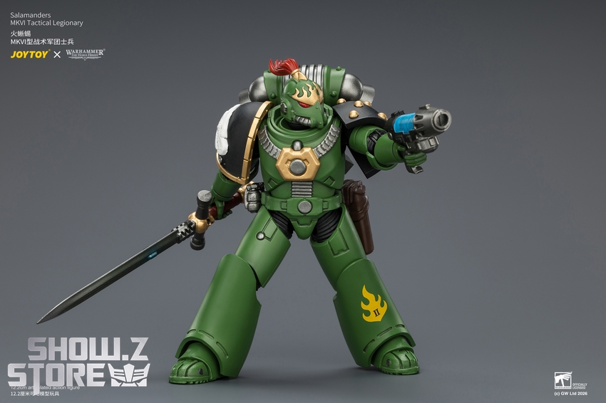 JoyToy JT04650 1/18 Warhammer The Horus Heresy Salamanders MKVI Tactical Legionary - View 5 JoyToy JT04650 1/18 Warhammer The Horus Heresy Salamanders MKVI Tactical Legionary - View 5