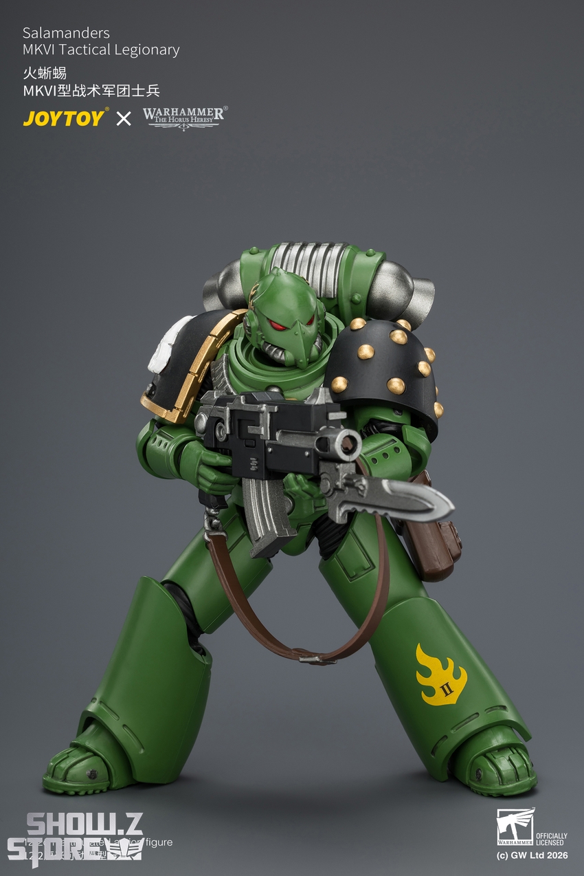 JoyToy JT04650 1/18 Warhammer The Horus Heresy Salamanders MKVI Tactical Legionary - View 8 JoyToy JT04650 1/18 Warhammer The Horus Heresy Salamanders MKVI Tactical Legionary - View 8