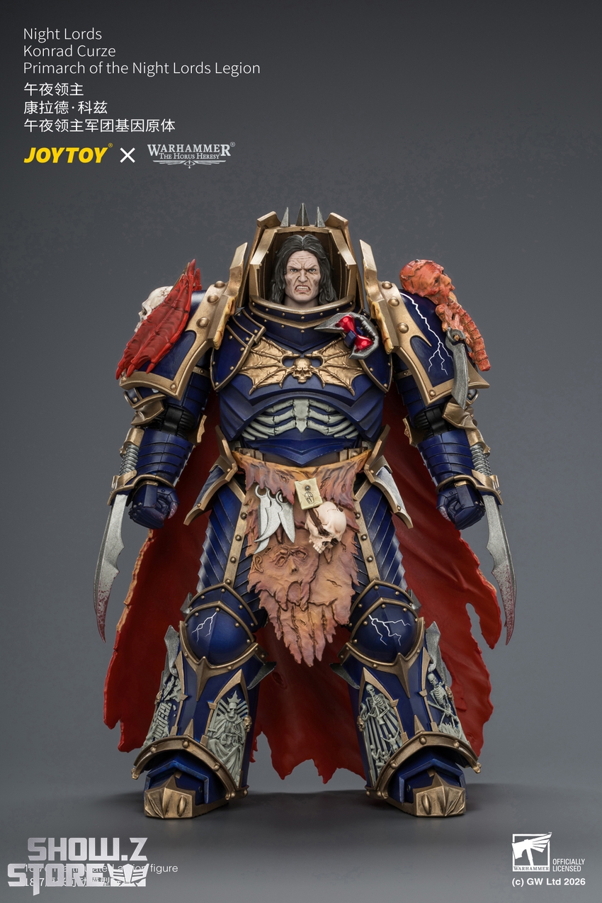 JoyToy JT04674 1/18 Warhammer The Horus Heresy Night Lords Konrad Curze Primarch of the Night Lords Legion - View 19 JoyToy JT04674 1/18 Warhammer The Horus Heresy Night Lords Konrad Curze Primarch of the Night Lords Legion - View 19