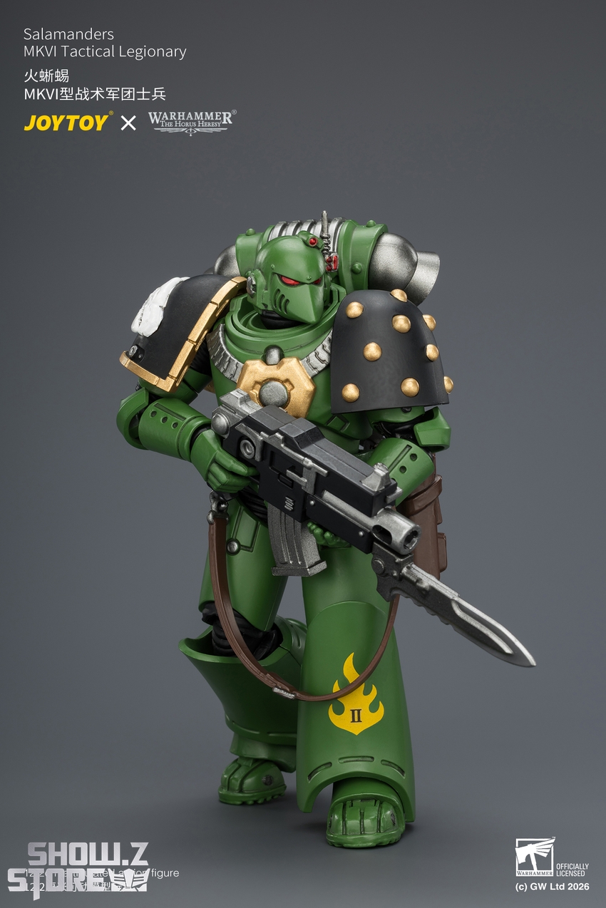 JoyToy JT04650 1/18 Warhammer The Horus Heresy Salamanders MKVI Tactical Legionary - View 9 JoyToy JT04650 1/18 Warhammer The Horus Heresy Salamanders MKVI Tactical Legionary - View 9