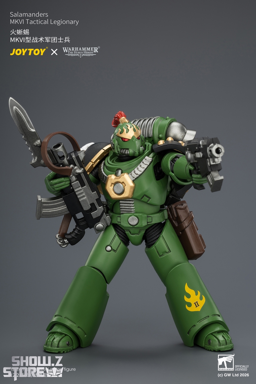 JoyToy JT04650 1/18 Warhammer The Horus Heresy Salamanders MKVI Tactical Legionary - View 7 JoyToy JT04650 1/18 Warhammer The Horus Heresy Salamanders MKVI Tactical Legionary - View 7