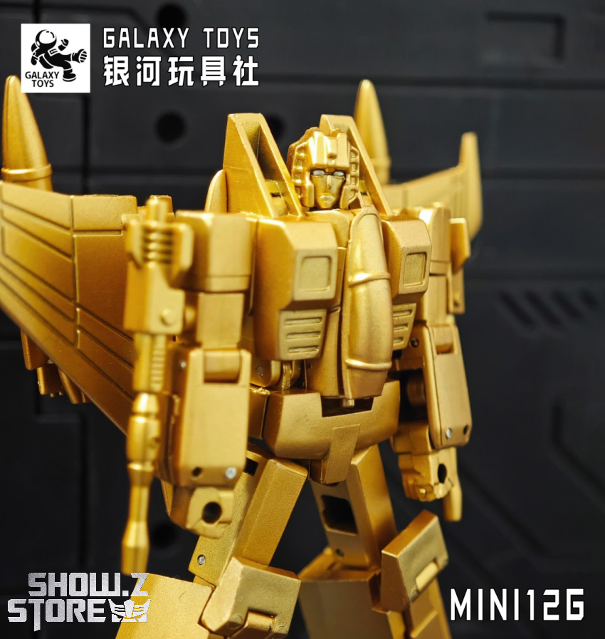 Galaxy Toys MINI12G Starscream Golden Version - View 2 Galaxy Toys MINI12G Starscream Golden Version - View 2