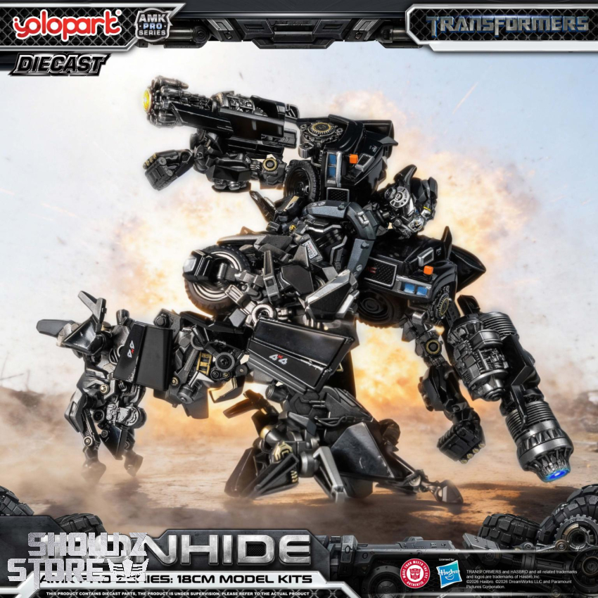 Yolopark AMK Pro Series Transformers Ironhide Model Kits - View 21 Yolopark AMK Pro Series Transformers Ironhide Model Kits - View 21