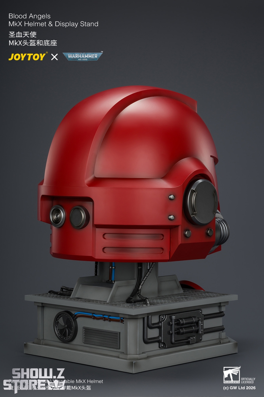JoyToy JT04919 1/1 Warhammer 40K Blood Angels MkX Helmet & Display Stand - View 7 JoyToy JT04919 1/1 Warhammer 40K Blood Angels MkX Helmet & Display Stand - View 7