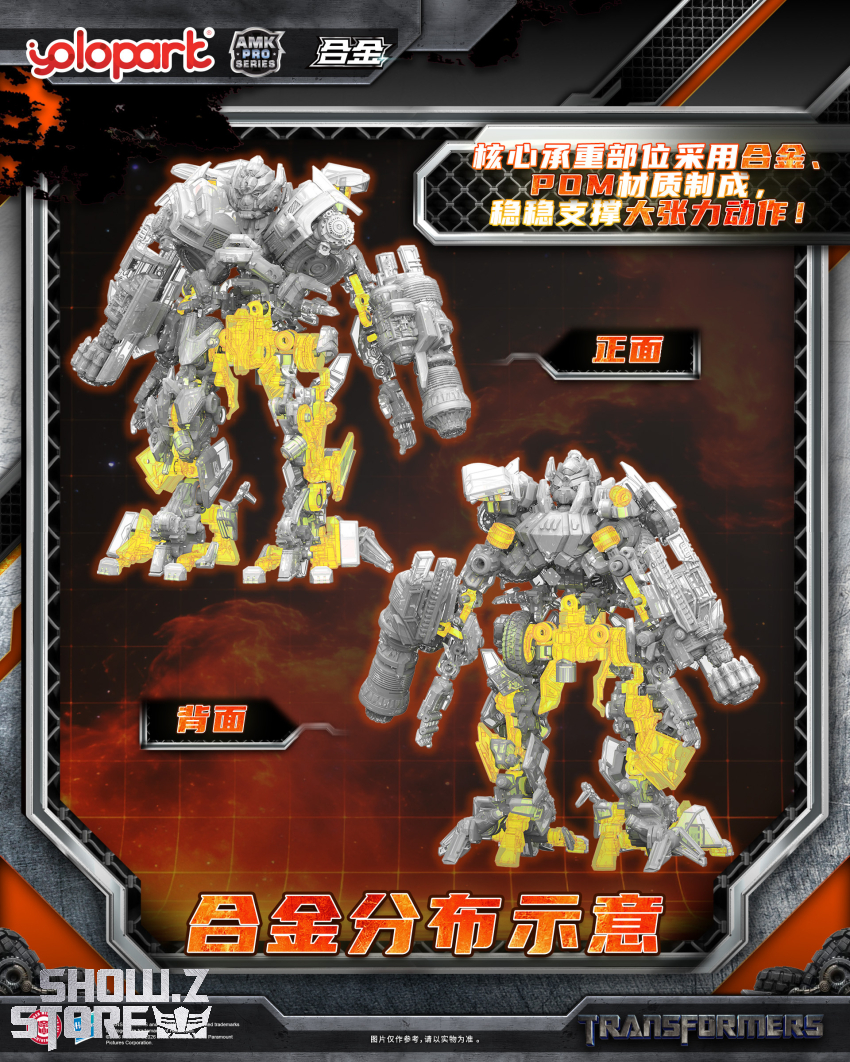 Yolopark AMK Pro Series Transformers Ironhide Model Kits - View 7 Yolopark AMK Pro Series Transformers Ironhide Model Kits - View 7