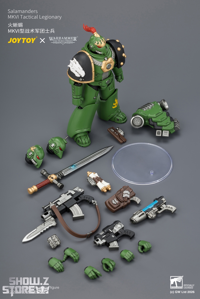 JoyToy JT04650 1/18 Warhammer The Horus Heresy Salamanders MKVI Tactical Legionary - View 10 JoyToy JT04650 1/18 Warhammer The Horus Heresy Salamanders MKVI Tactical Legionary - View 10