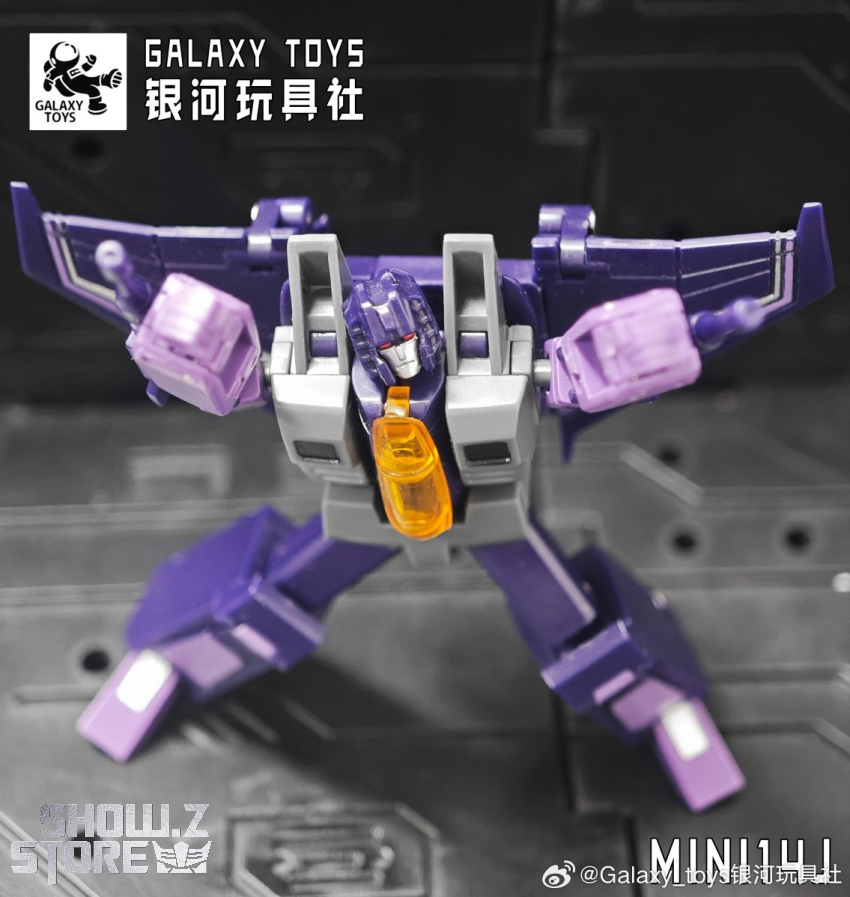 Galaxy Toys MINI14J Skywarp Shattered Glass Version - View 3 Galaxy Toys MINI14J Skywarp Shattered Glass Version - View 3