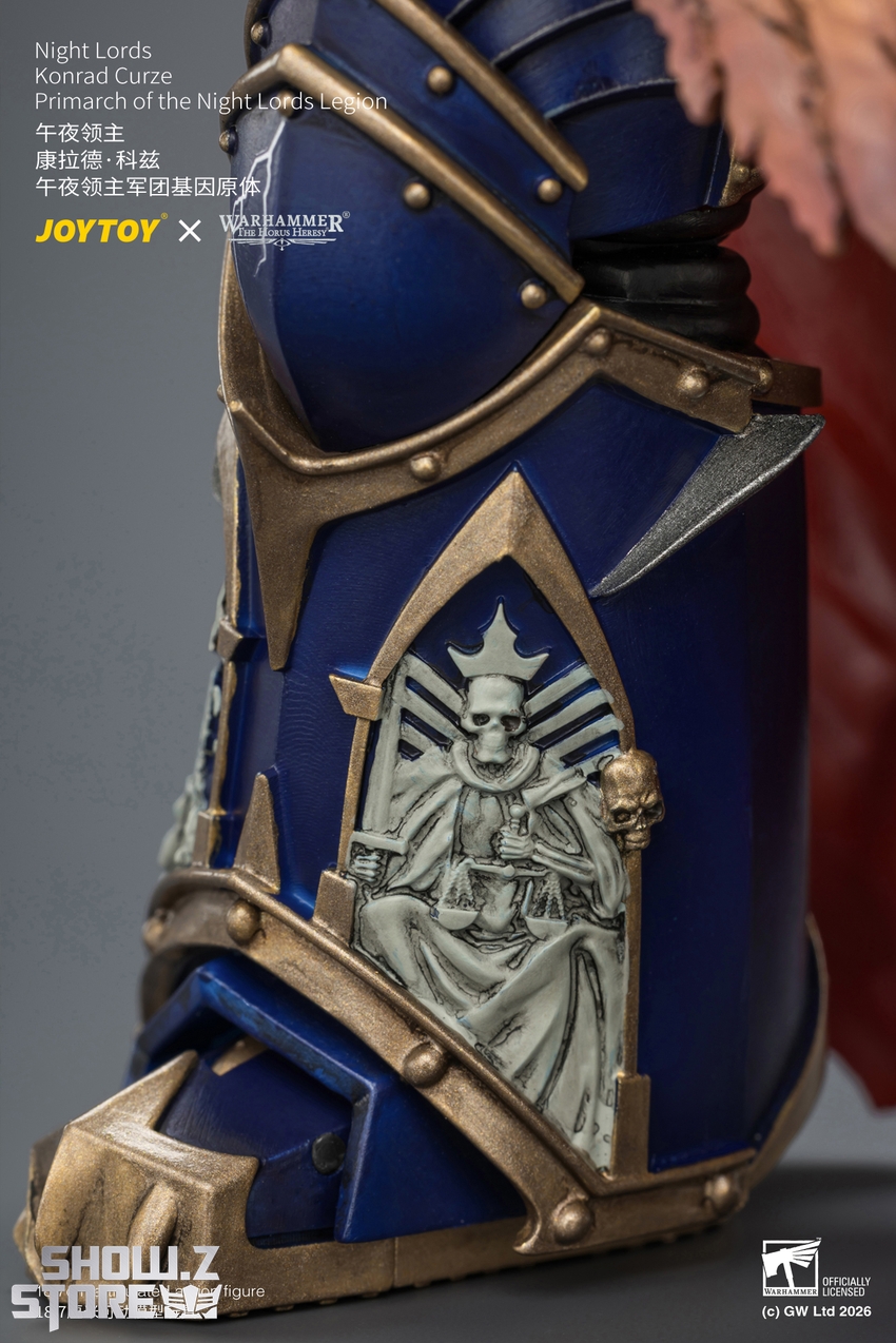 JoyToy JT04674 1/18 Warhammer The Horus Heresy Night Lords Konrad Curze Primarch of the Night Lords Legion - View 14 JoyToy JT04674 1/18 Warhammer The Horus Heresy Night Lords Konrad Curze Primarch of the Night Lords Legion - View 14