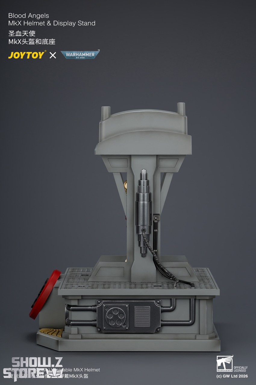 JoyToy JT04919 1/1 Warhammer 40K Blood Angels MkX Helmet & Display Stand - View 14 JoyToy JT04919 1/1 Warhammer 40K Blood Angels MkX Helmet & Display Stand - View 14