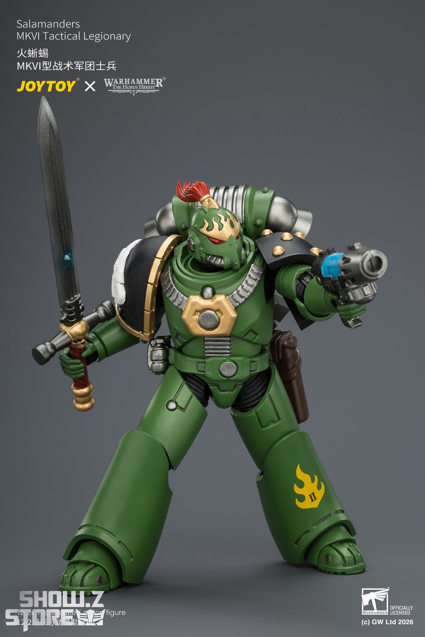 JoyToy JT04650 1/18 Warhammer The Horus Heresy Salamanders MKVI Tactical Legionary - View 4 JoyToy JT04650 1/18 Warhammer The Horus Heresy Salamanders MKVI Tactical Legionary - View 4