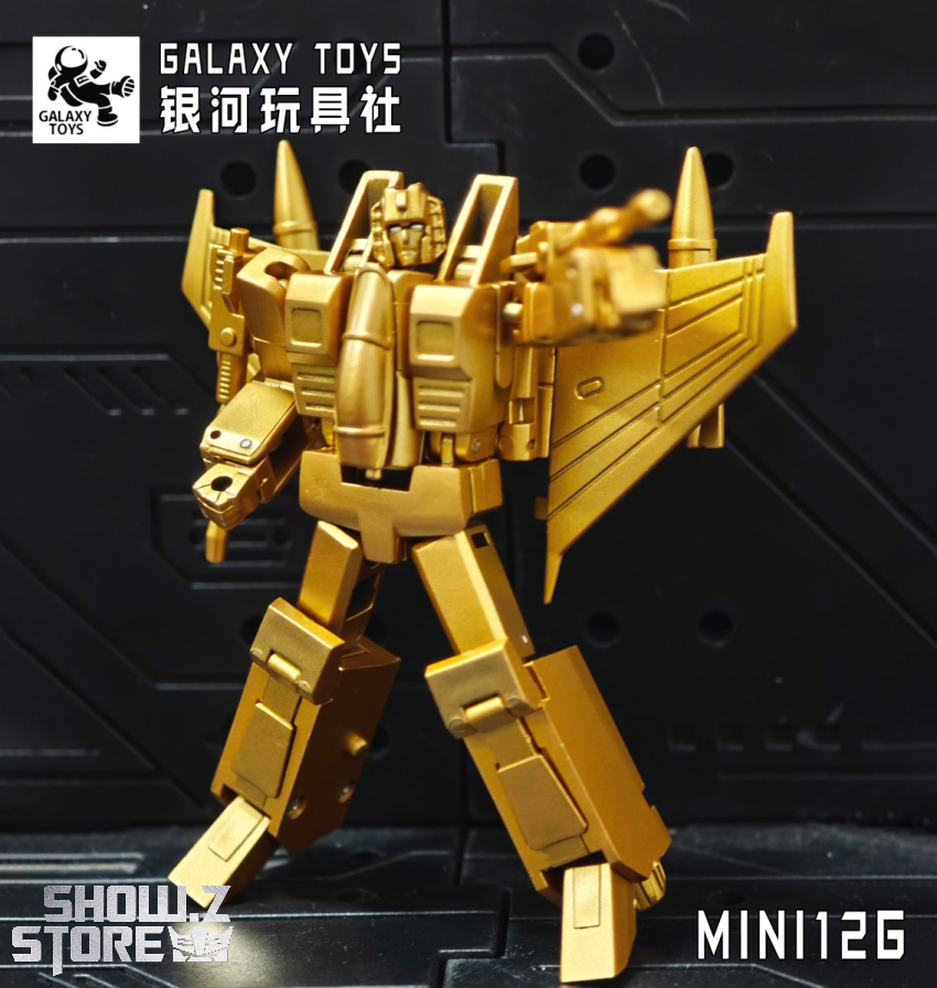 Galaxy Toys MINI12G Starscream Golden Version - View 3 Galaxy Toys MINI12G Starscream Golden Version - View 3