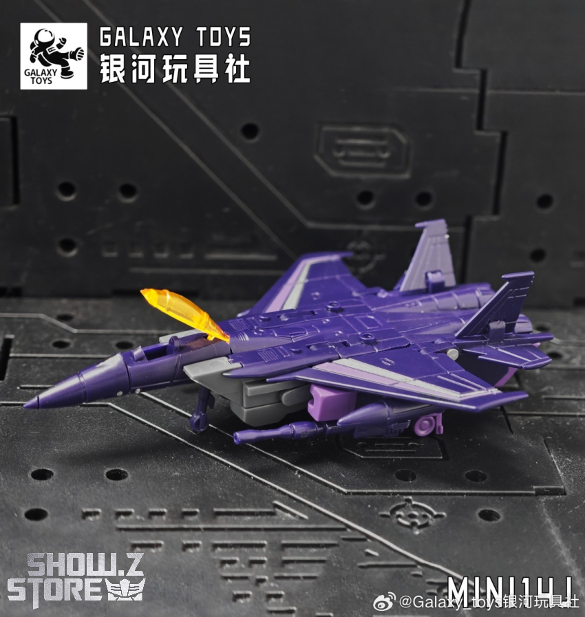 Galaxy Toys MINI14J Skywarp Shattered Glass Version - View 4 Galaxy Toys MINI14J Skywarp Shattered Glass Version - View 4