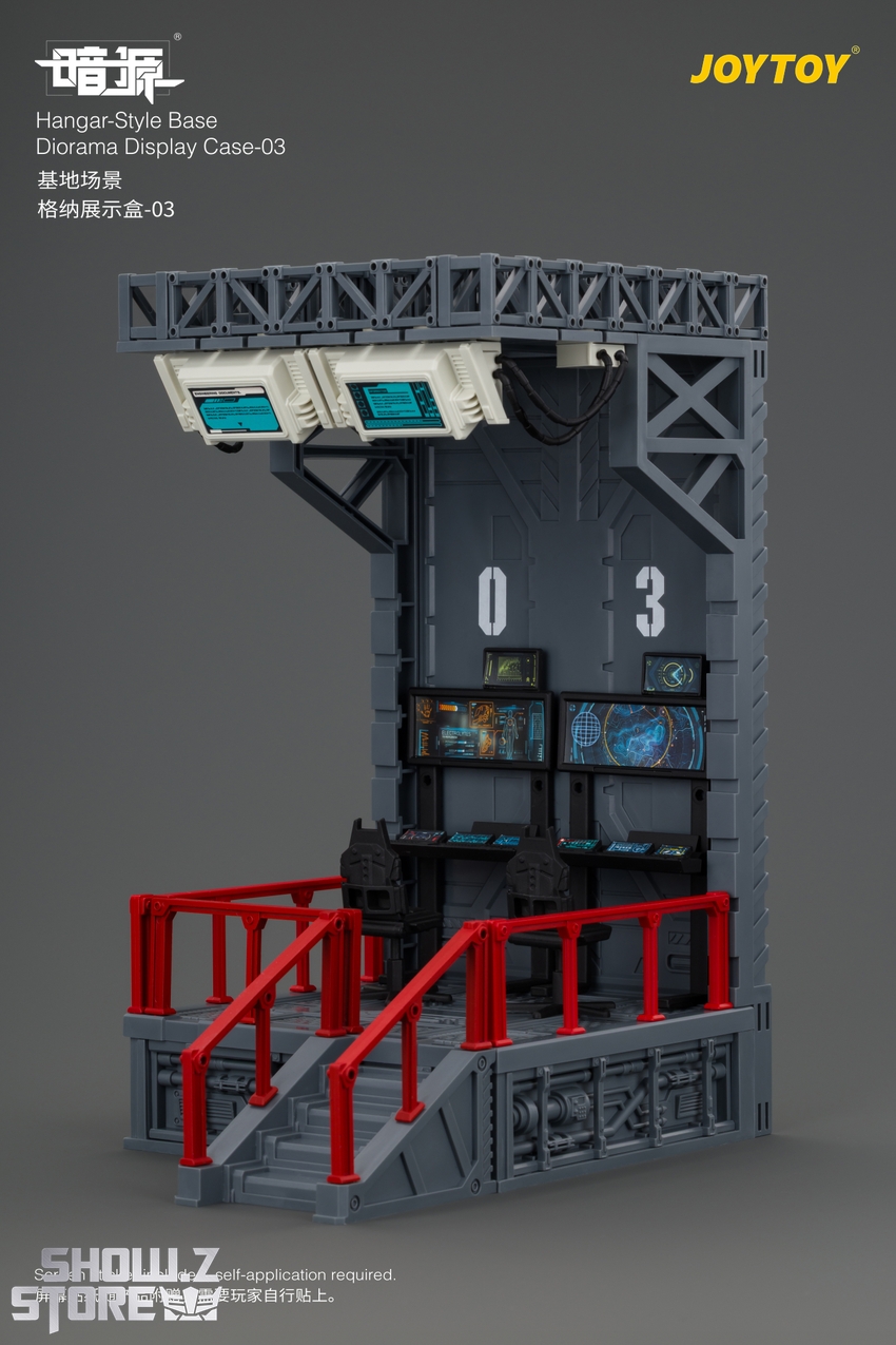 JoyToy JT04810 1/25 Dark Source Hangar-Style Base Diorama Display Case-03 - View 5 JoyToy JT04810 1/25 Dark Source Hangar-Style Base Diorama Display Case-03 - View 5