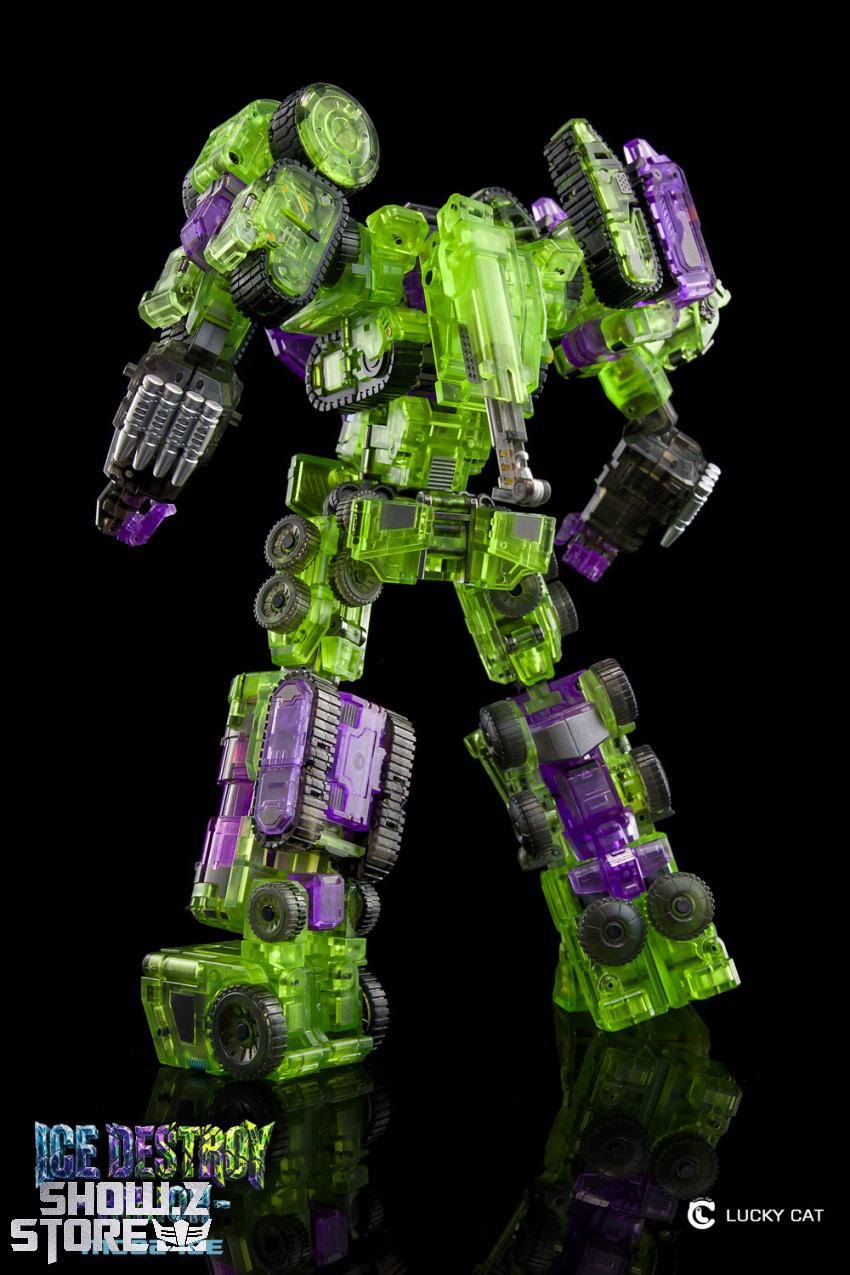 Lucky Cat MC02-ICE Ice Destroy Riki-Oh Devastator Set of 6 Transparent Version - View 13 Lucky Cat MC02-ICE Ice Destroy Riki-Oh Devastator Set of 6 Transparent Version - View 13