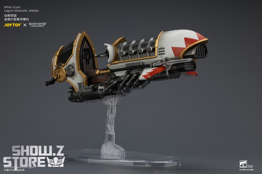 JoyToy JT04780 1/18 Warhammer The Horus Heresy White Scars Legion Shamshir Jetbike - View 11 JoyToy JT04780 1/18 Warhammer The Horus Heresy White Scars Legion Shamshir Jetbike - View 11