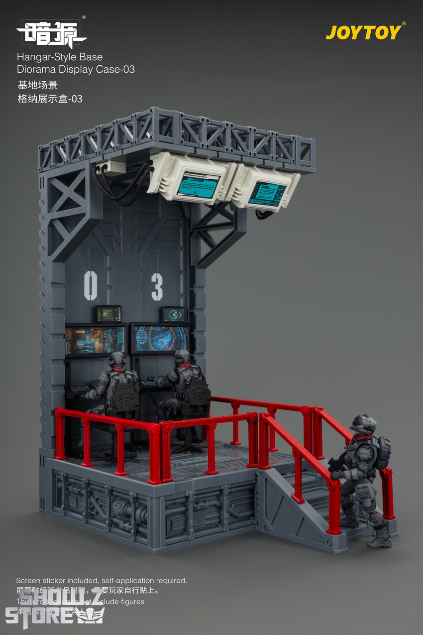 JoyToy JT04810 1/25 Dark Source Hangar-Style Base Diorama Display Case-03 - View 1 JoyToy JT04810 1/25 Dark Source Hangar-Style Base Diorama Display Case-03 - View 1