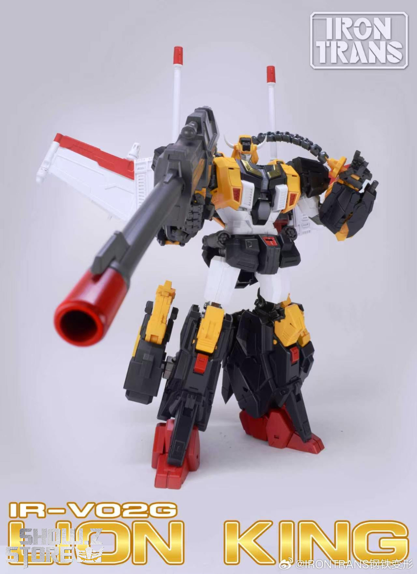 IronTrans IR-V02G Lion King Victory Leo Animation Version - View 3 IronTrans IR-V02G Lion King Victory Leo Animation Version - View 3