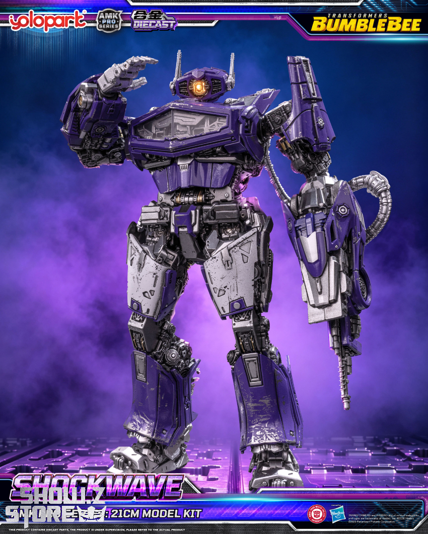 Yolopark AMK Pro Series Transformers: Bumblebee Shockwave Model Kit - View 5 Yolopark AMK Pro Series Transformers: Bumblebee Shockwave Model Kit - View 5