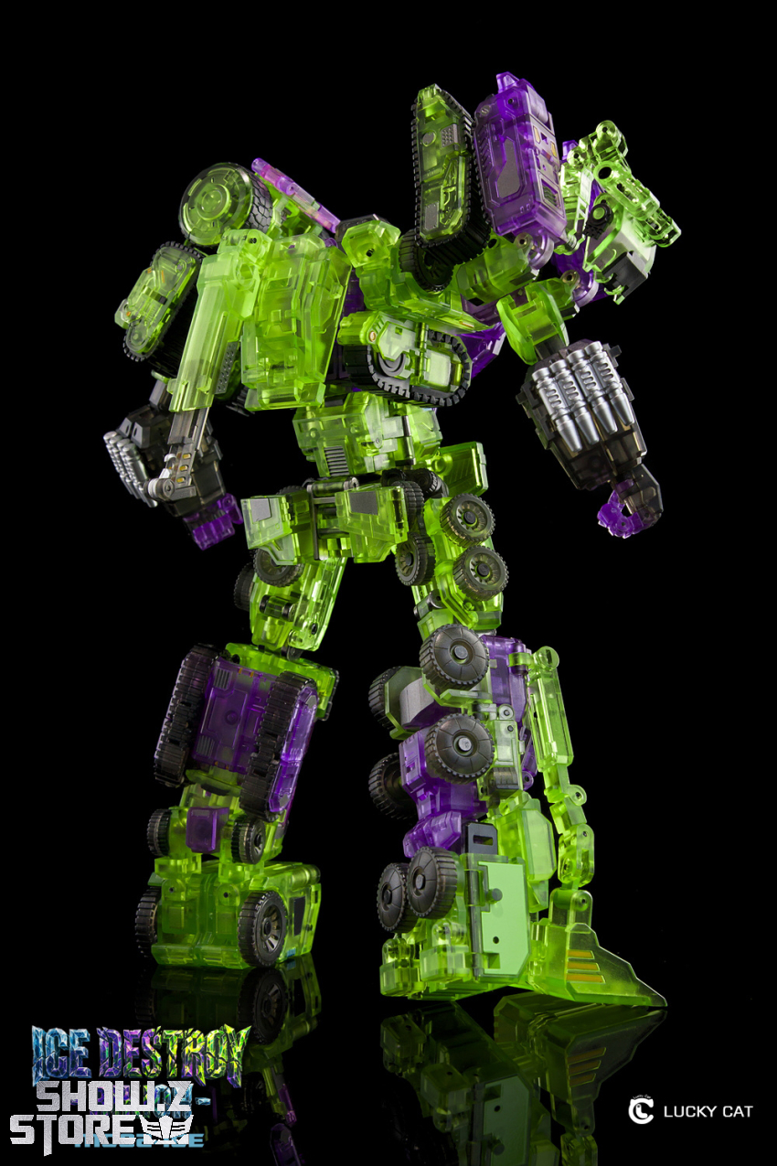 Lucky Cat MC02-ICE Ice Destroy Riki-Oh Devastator Set of 6 Transparent Version - View 15 Lucky Cat MC02-ICE Ice Destroy Riki-Oh Devastator Set of 6 Transparent Version - View 15
