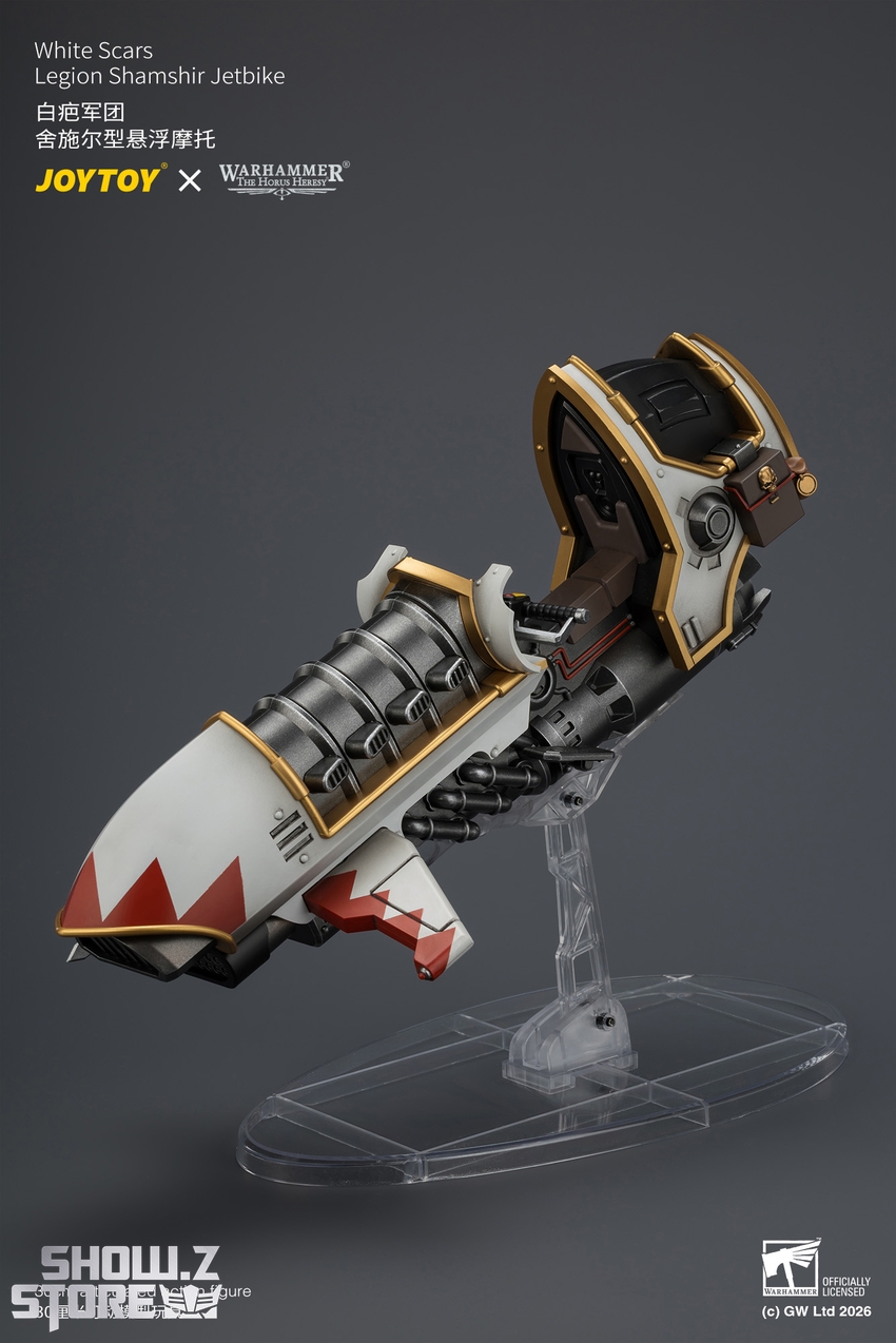 JoyToy JT04780 1/18 Warhammer The Horus Heresy White Scars Legion Shamshir Jetbike - View 17 JoyToy JT04780 1/18 Warhammer The Horus Heresy White Scars Legion Shamshir Jetbike - View 17