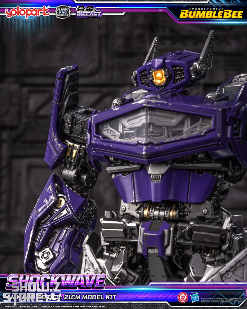 Yolopark AMK Pro Series Transformers: Bumblebee Shockwave Model Kit - View 2 Yolopark AMK Pro Series Transformers: Bumblebee Shockwave Model Kit - View 2