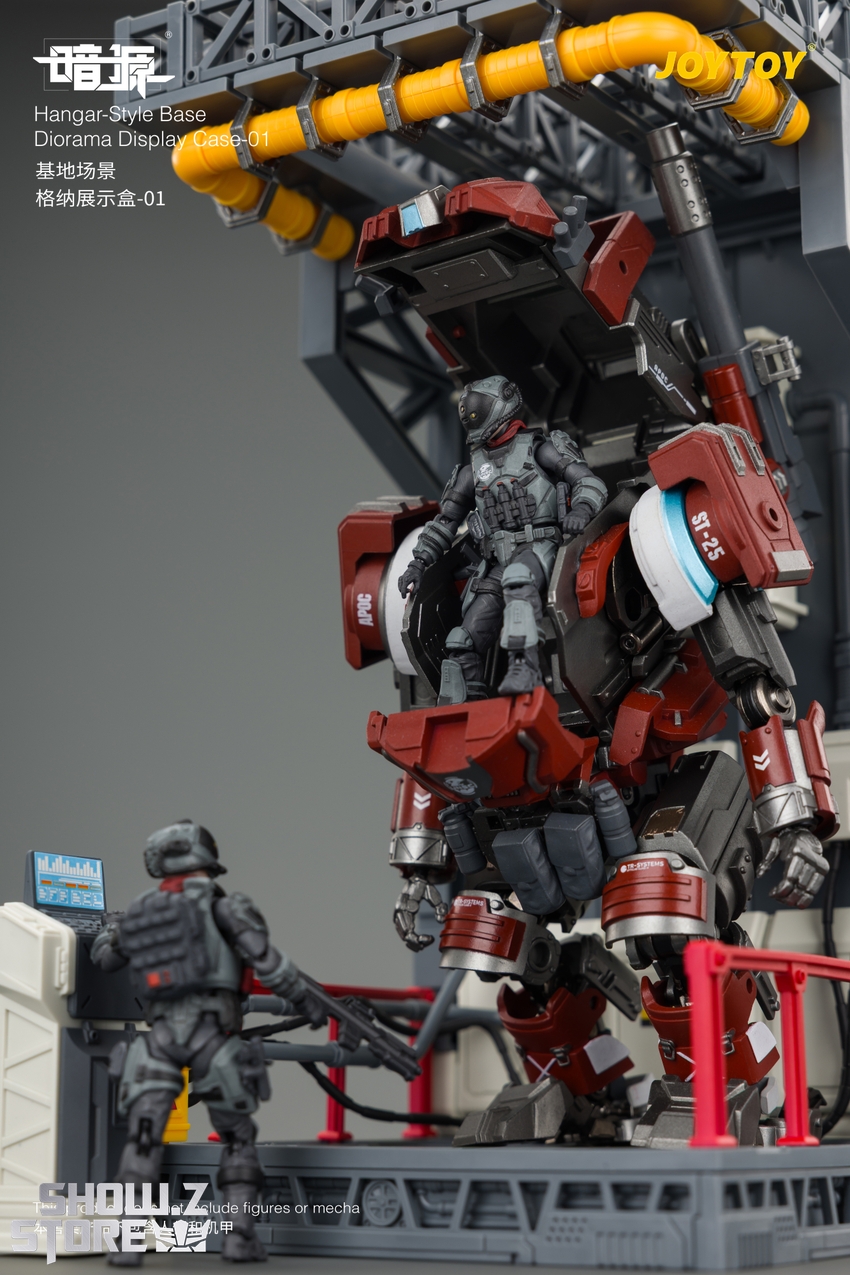 JoyToy JT04827 1/25 Dark Source Hangar-Style Base Diorama Display Case-01 - View 1 JoyToy JT04827 1/25 Dark Source Hangar-Style Base Diorama Display Case-01 - View 1