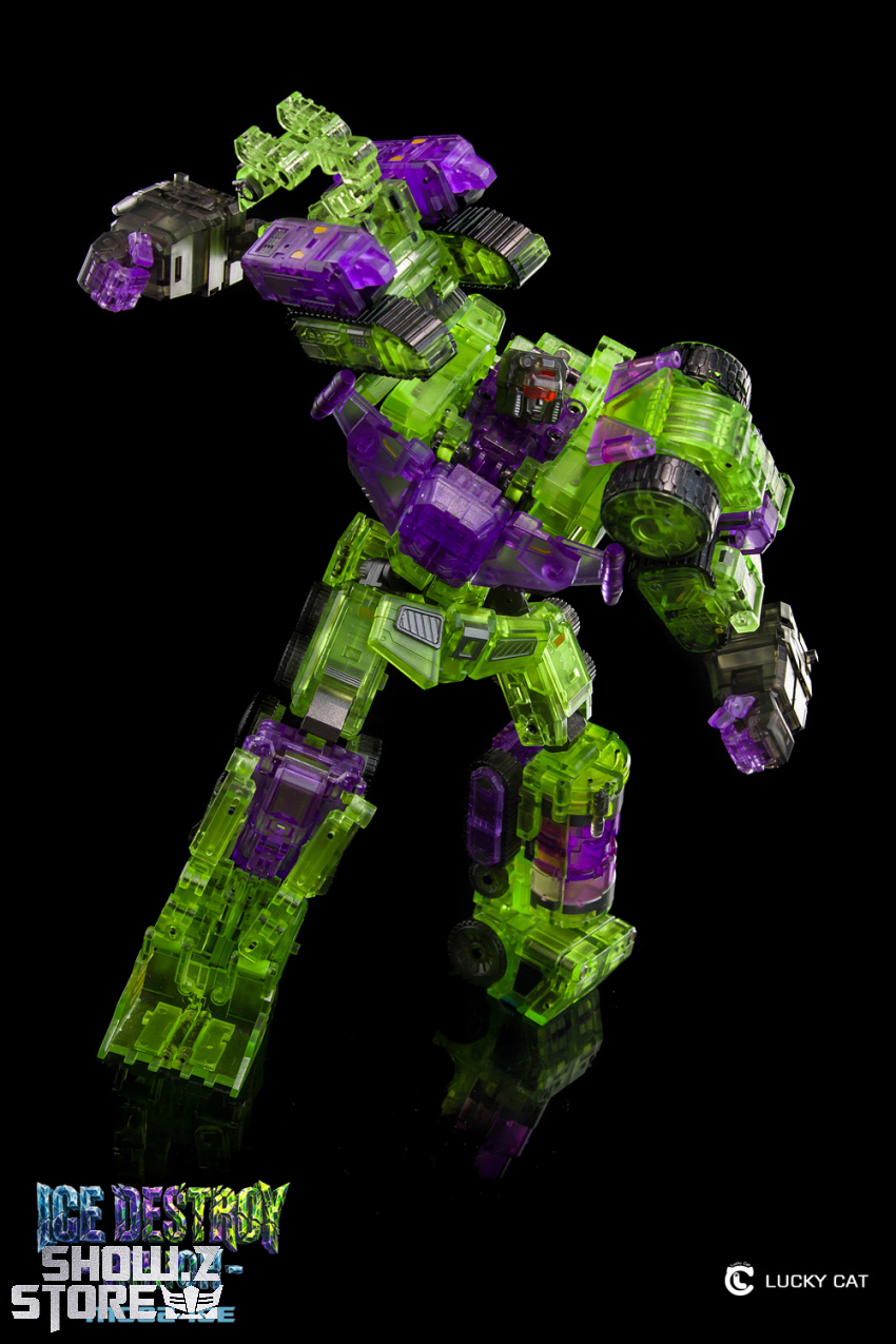 Lucky Cat MC02-ICE Ice Destroy Riki-Oh Devastator Set of 6 Transparent Version - View 11 Lucky Cat MC02-ICE Ice Destroy Riki-Oh Devastator Set of 6 Transparent Version - View 11