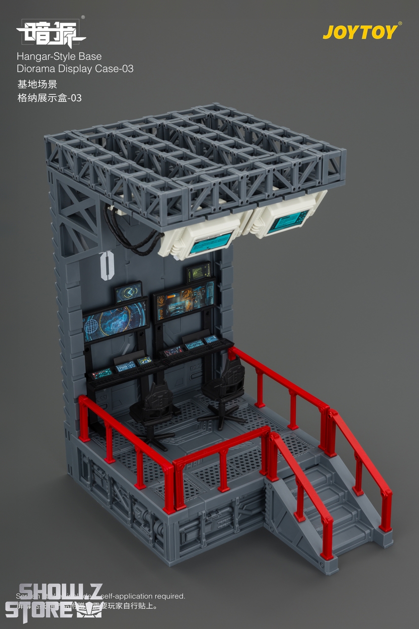 JoyToy JT04810 1/25 Dark Source Hangar-Style Base Diorama Display Case-03 - View 8 JoyToy JT04810 1/25 Dark Source Hangar-Style Base Diorama Display Case-03 - View 8