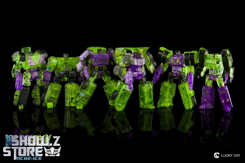Lucky Cat MC02-ICE Ice Destroy Riki-Oh Devastator Set of 6 Transparent Version - View 17 Lucky Cat MC02-ICE Ice Destroy Riki-Oh Devastator Set of 6 Transparent Version - View 17