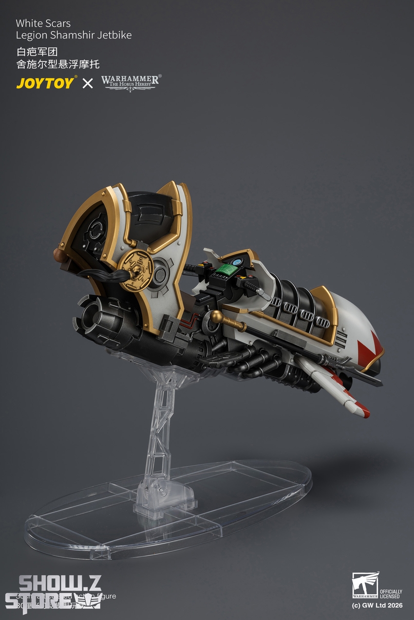 JoyToy JT04780 1/18 Warhammer The Horus Heresy White Scars Legion Shamshir Jetbike - View 18 JoyToy JT04780 1/18 Warhammer The Horus Heresy White Scars Legion Shamshir Jetbike - View 18