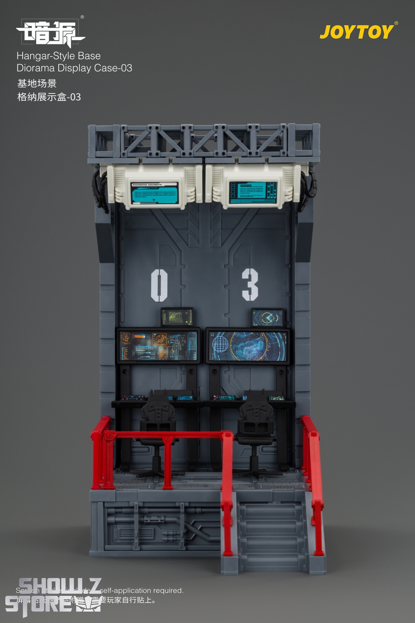 JoyToy JT04810 1/25 Dark Source Hangar-Style Base Diorama Display Case-03 - View 3 JoyToy JT04810 1/25 Dark Source Hangar-Style Base Diorama Display Case-03 - View 3