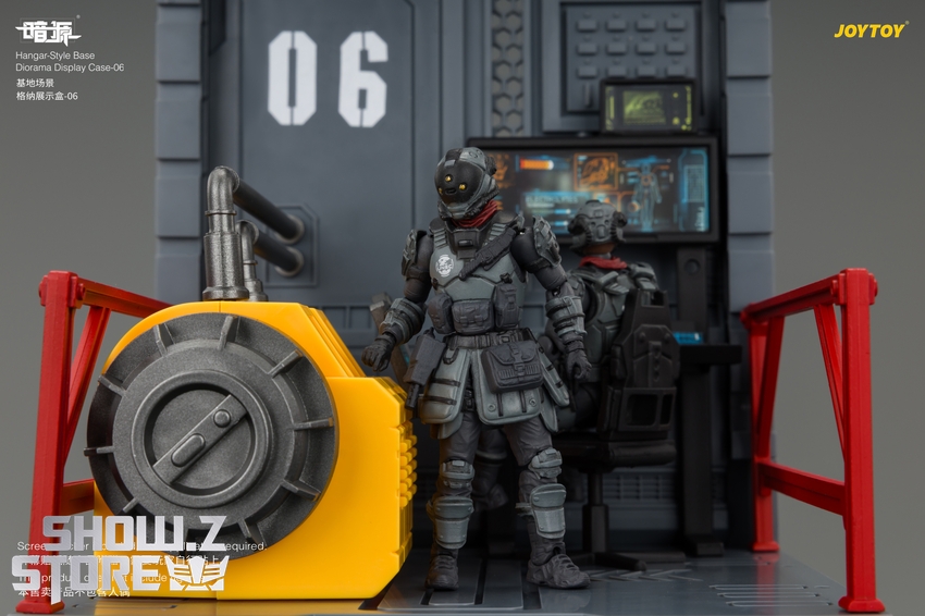 JoyToy JT04841 1/25 Dark Source Hangar-Style Base Diorama Display Case-06 - View 2 JoyToy JT04841 1/25 Dark Source Hangar-Style Base Diorama Display Case-06 - View 2