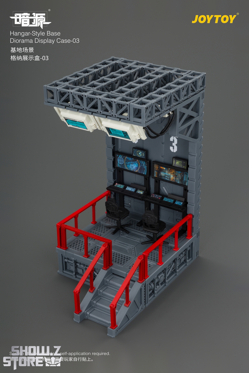 JoyToy JT04810 1/25 Dark Source Hangar-Style Base Diorama Display Case-03 - View 7 JoyToy JT04810 1/25 Dark Source Hangar-Style Base Diorama Display Case-03 - View 7