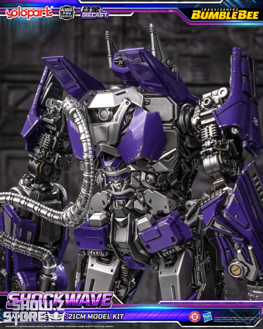 Yolopark AMK Pro Series Transformers: Bumblebee Shockwave Model Kit - View 9 Yolopark AMK Pro Series Transformers: Bumblebee Shockwave Model Kit - View 9