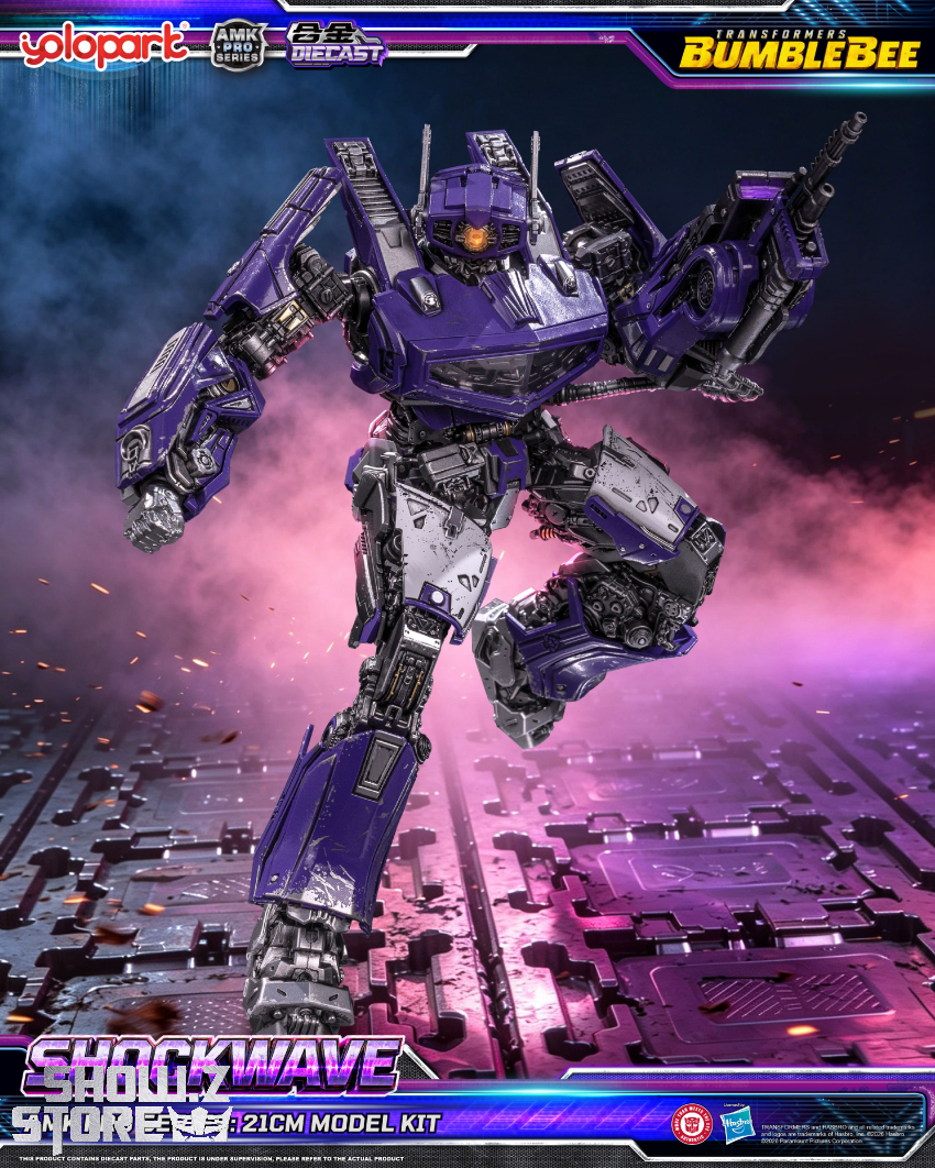 Yolopark AMK Pro Series Transformers: Bumblebee Shockwave Model Kit - View 7 Yolopark AMK Pro Series Transformers: Bumblebee Shockwave Model Kit - View 7