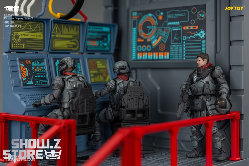 JoyToy JT04797 1/25 Dark Source Hangar-Style Base Diorama Display Case-02 - View 1 JoyToy JT04797 1/25 Dark Source Hangar-Style Base Diorama Display Case-02 - View 1
