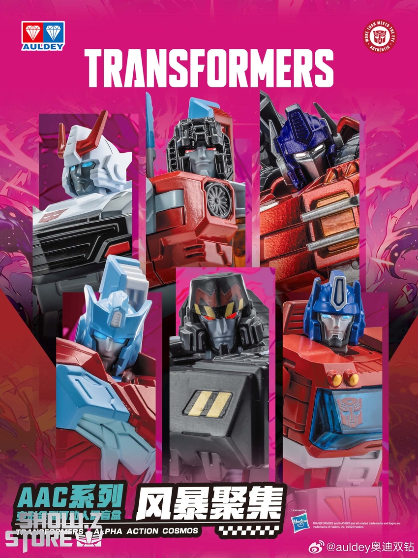 Auldey Transformers AAC Wave 1 Storm Gathering Figures Set of 6 - View 1 Auldey Transformers AAC Wave 1 Storm Gathering Figures Set of 6 - View 1