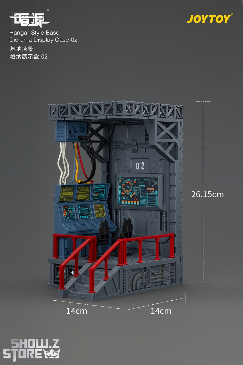 JoyToy JT04797 1/25 Dark Source Hangar-Style Base Diorama Display Case-02 - View 9 JoyToy JT04797 1/25 Dark Source Hangar-Style Base Diorama Display Case-02 - View 9