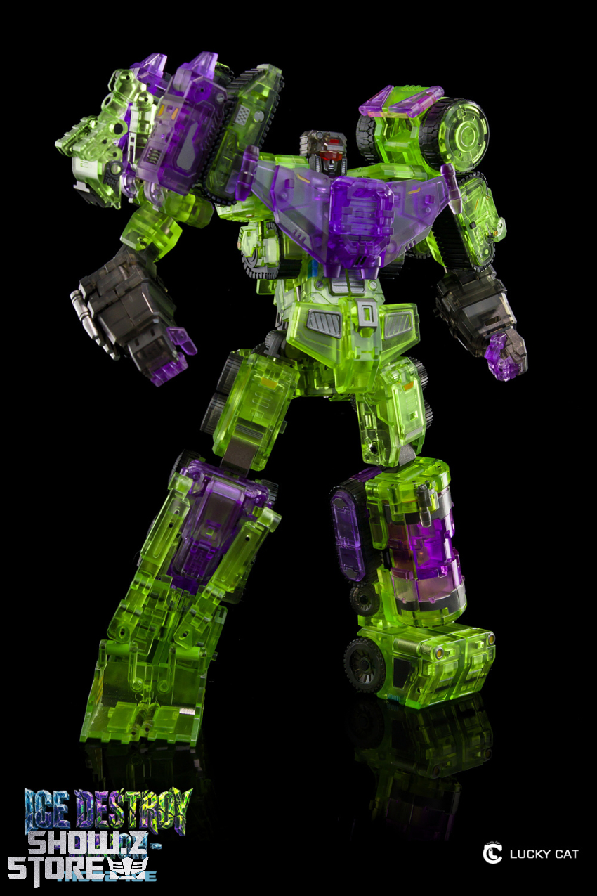 Lucky Cat MC02-ICE Ice Destroy Riki-Oh Devastator Set of 6 Transparent Version - View 12 Lucky Cat MC02-ICE Ice Destroy Riki-Oh Devastator Set of 6 Transparent Version - View 12