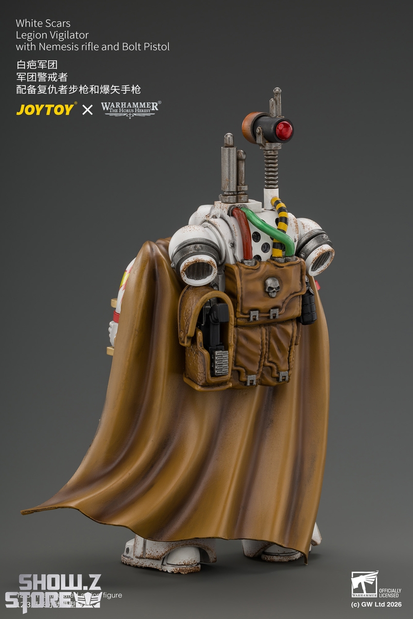 JoyToy JT04926 1/18 Warhammer The Horus Heresy White Scars Legion Vigilator with Nemesis rifle and Bolt Pistol - View 3 JoyToy JT04926 1/18 Warhammer The Horus Heresy White Scars Legion Vigilator with Nemesis rifle and Bolt Pistol - View 3