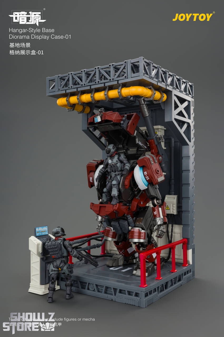 JoyToy JT04827 1/25 Dark Source Hangar-Style Base Diorama Display Case-01 - View 2 JoyToy JT04827 1/25 Dark Source Hangar-Style Base Diorama Display Case-01 - View 2