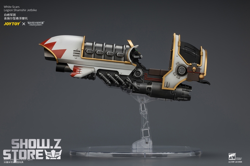 JoyToy JT04780 1/18 Warhammer The Horus Heresy White Scars Legion Shamshir Jetbike - View 7 JoyToy JT04780 1/18 Warhammer The Horus Heresy White Scars Legion Shamshir Jetbike - View 7