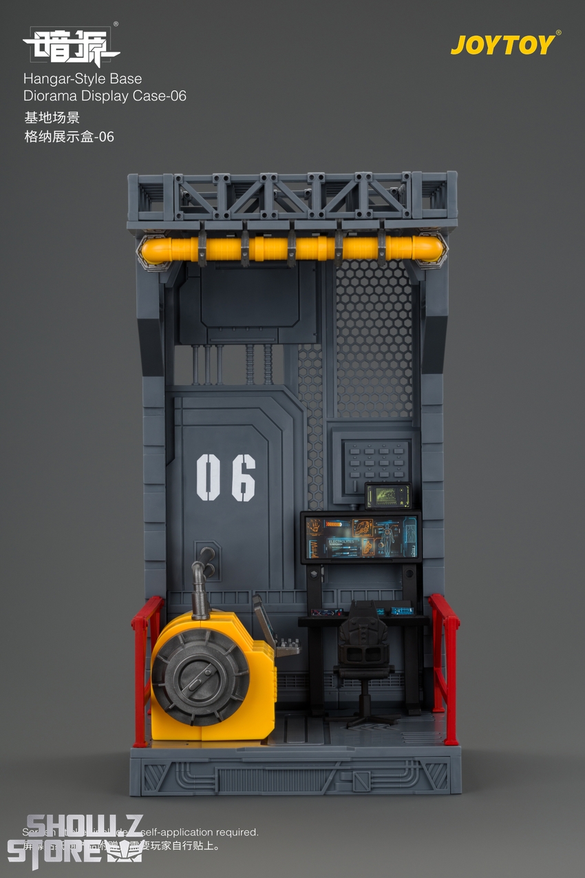 JoyToy JT04841 1/25 Dark Source Hangar-Style Base Diorama Display Case-06 - View 3 JoyToy JT04841 1/25 Dark Source Hangar-Style Base Diorama Display Case-06 - View 3