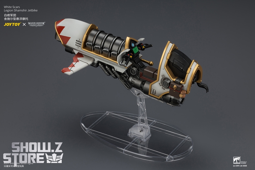JoyToy JT04780 1/18 Warhammer The Horus Heresy White Scars Legion Shamshir Jetbike - View 13 JoyToy JT04780 1/18 Warhammer The Horus Heresy White Scars Legion Shamshir Jetbike - View 13