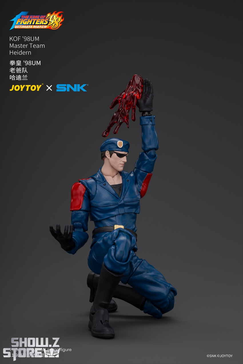 JoyToy JT05091 1/18 SNK KOF'98UM Master Team Heidern - View 9 JoyToy JT05091 1/18 SNK KOF'98UM Master Team Heidern - View 9