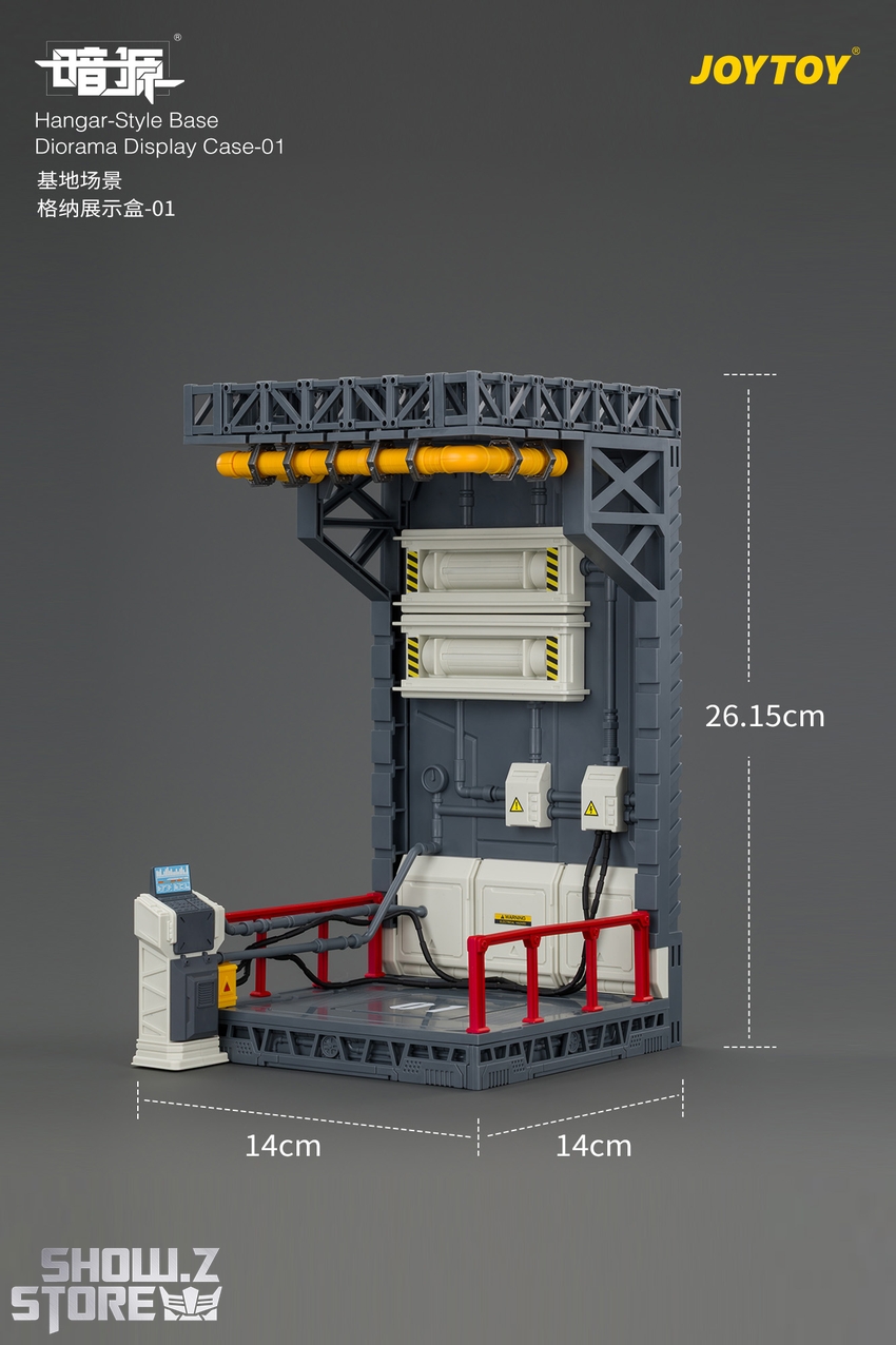 JoyToy JT04827 1/25 Dark Source Hangar-Style Base Diorama Display Case-01 - View 9 JoyToy JT04827 1/25 Dark Source Hangar-Style Base Diorama Display Case-01 - View 9